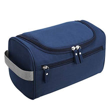 Carica l'immagine nel visualizzatore di Gallery, Beauty Case da Viaggio Uomo Donna Borsa Toilette Appendere Blu