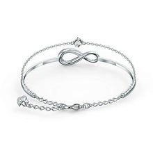 Carica l'immagine nel visualizzatore di Gallery, Swarovski Bangle Donna Placcato_Oro Cristallo Rotonda - 5520584 - Ilgrandebazar