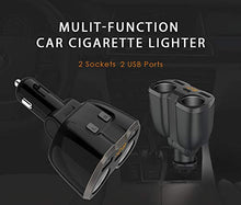 Carica l'immagine nel visualizzatore di Gallery, Caricabatteria da Auto Accendino Accendisigari USB Splitter, Adattatore... - Ilgrandebazar