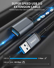 Carica l'immagine nel visualizzatore di Gallery, Nimaso Cavo Prolunga USB 3.0 [2Pezzi/1M+2M],Cavo Maschio e Femmina 5Gbps...