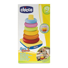 Carica l'immagine nel visualizzatore di Gallery, Chicco - Gioco Torre degli Anelli, Dindolino, Impilabile, 6-36 Mesi blu