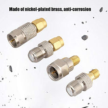 Carica l'immagine nel visualizzatore di Gallery, Connettore Antenna Portatile In Ottone Da 4 Pezzi, Adattatore Convertitore...