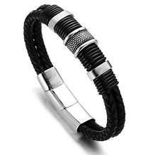 Carica l'immagine nel visualizzatore di Gallery, Halukakah Bambini ● Solo Junior ● Bracciale Ragazzo Maschio in Vera Pelle... - Ilgrandebazar