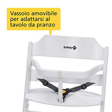 Carica l'immagine nel visualizzatore di Gallery, Safety 1st Timba Basic Seggiolone Pappa Evolutivo in Legno per Bambini Bianco