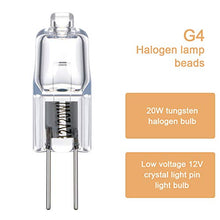 Carica l'immagine nel visualizzatore di Gallery, Vicloon G4 Lampadine Luce, Lampada Alogena, 20W Luce Calda, 10pcs 20w