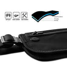 Carica l'immagine nel visualizzatore di Gallery, Marsupio da Viaggio RFID 100% Antifurto Impermeabile per smartphone 6 Nero