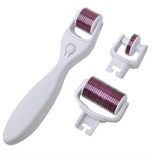 Carica l'immagine nel visualizzatore di Gallery, Xtrabeauty 3 in 1 Titanium Derma roller- 3 separato sostituibile 3-in-1 White