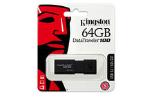 Carica l'immagine nel visualizzatore di Gallery, Kingston DataTraveler 100 G3-DT100G3/64GB USB 3.0, 3.1 PenDrive, 64 GB, 64 GB - Ilgrandebazar