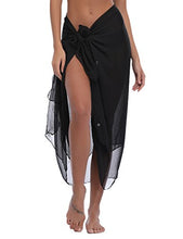 Carica l'immagine nel visualizzatore di Gallery, iClosam Pareo Mare Donna Mini Elegante Chiffon Cover Up Wrap Sarong...