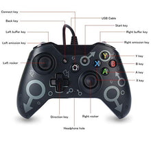 Carica l'immagine nel visualizzatore di Gallery, Controller Cablato Per Xbox One , Joypad S, Comando X,...