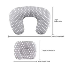 Carica l'immagine nel visualizzatore di Gallery, Cuscino allattamento Neonato da 22inch, Grey--Star - Ilgrandebazar