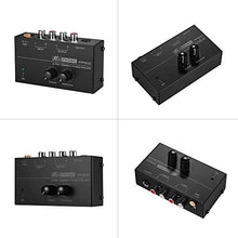 Carica l'immagine nel visualizzatore di Gallery, Muslady Phono Preamplificatore Ultra-compatta con Controlli di Livello e...