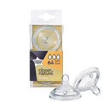Carica l'immagine nel visualizzatore di Gallery, Tommee Tippee Closer to Nature Tettarelle, Flusso Rapido (2 Pezzi) - Ilgrandebazar