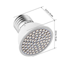 Carica l'immagine nel visualizzatore di Gallery, LEDMOMO Lampadina LED Grow, E27 6W 72 LEDs per piante da interno... - Ilgrandebazar