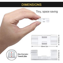 Carica l'immagine nel visualizzatore di Gallery, [40 pezzi] Autoadesivo Clip Cavo Fermacavi Supporto 40PCS, Trasparente