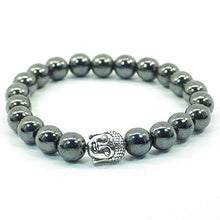 Carica l'immagine nel visualizzatore di Gallery, Zen braccialetto etnico Thurcolas con perle ematite e perline Buddha... - Ilgrandebazar