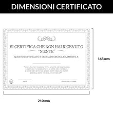 Carica l'immagine nel visualizzatore di Gallery, Regala Il Niente - Idea Regalo per Scherzo, Natale, Scherzo Laurea,...
