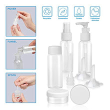 Carica l'immagine nel visualizzatore di Gallery, Aival Bottiglie di viaggio Set, 11 bottiglie Pezzi Dispenser liquido per...