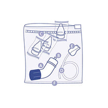 Carica l'immagine nel visualizzatore di Gallery, Chicco PhysioClean Kit Aspiratore Nasale, Bianco - Ilgrandebazar
