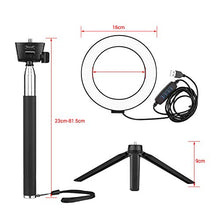 Carica l'immagine nel visualizzatore di Gallery, Luce ad Anello Dimmerabile, Andoer 6 pollici LED Ring Light dimmerabile USB...