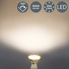 Carica l'immagine nel visualizzatore di Gallery, Lampadine LED luce calda, 3W (equivalenti a 25W) attacco Confezione da 5