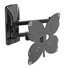Carica l'immagine nel visualizzatore di Gallery, Meliconi SlimStyle Plus 200 SDR Supporto con Doppio Braccio Ultra nero - Ilgrandebazar