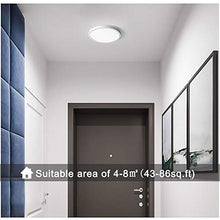 Carica l'immagine nel visualizzatore di Gallery, Yafido LED Plafoniera 18W Ultra magro UFO Pannello Rotondo Bianco Freddo - Ilgrandebazar