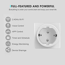 Carica l'immagine nel visualizzatore di Gallery, Gelvova Presa Intelligente,Smart Wifi Plug con supporto APP Alexa/Google...