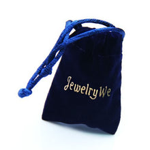 Carica l'immagine nel visualizzatore di Gallery, JewelryWe Orecchini da Uomo Donna a Cerchio con Pendente in Nero - Ilgrandebazar
