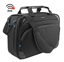 Carica l'immagine nel visualizzatore di Gallery, KROSER Borsa del Portatile 15,6 Pollici a Tracolla per Laptop Nero Blu