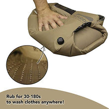 Carica l'immagine nel visualizzatore di Gallery, Scrubba Wash Bag 2.0 - Borsa per Lavatrice da Campeggio marrone - Ilgrandebazar