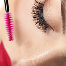 Carica l'immagine nel visualizzatore di Gallery, G2PLUS, 100 pennelli da ciglia per mascara, strumenti usa e Rosa Rossa + Nera - Ilgrandebazar