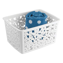 Carica l'immagine nel visualizzatore di Gallery, mDesign Organizer Bagno in plastica – Piccolo Cosmetic Box – Ideale Cestino...
