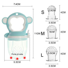 Carica l'immagine nel visualizzatore di Gallery, Faburo 2pcs Ciuccio per Alimenti/Frutta Bambini + 9pcs in...