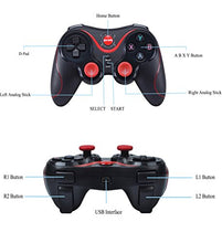 Carica l'immagine nel visualizzatore di Gallery, MallTEK 2.4GHz Bluetooth Gamepad sensa Fili, Android Game Controller con...