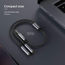Carica l'immagine nel visualizzatore di Gallery, Sdoppiatore Cuffie Audio Splitter, aux Adattatore Stereo Maschio 3,5...
