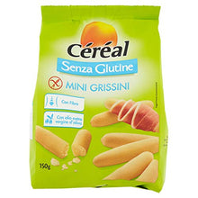 Carica l'immagine nel visualizzatore di Gallery, Mini Grissini Senza Glutine - Per snack o aperitivi Céréal - Confezione da...