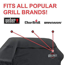 Carica l'immagine nel visualizzatore di Gallery, Grillman ZEM Copertura per Barbecue Weber, Brinkmann, Char 58 inch / 147 cm