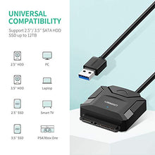 Carica l'immagine nel visualizzatore di Gallery, UGREEN Adattatore SATA USB 3.0 per SSD HDD 2.5’’3.5’’ 12TB con Alimentatore...