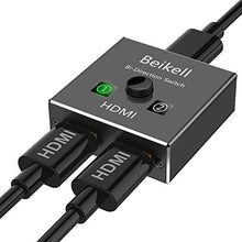 Carica l'immagine nel visualizzatore di Gallery, HDMI Switch, Beikell Switch Bidirezionale 2 Ingressi 1 Uscita o...