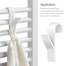 Carica l'immagine nel visualizzatore di Gallery, Huker Ganci per Termoarredo Bagno 6 Pezzi di Appendini e 6...