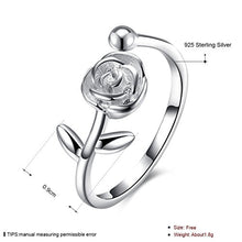 Carica l'immagine nel visualizzatore di Gallery, Hmilydyk - Anello di fidanzamento classico in argento Sterling 925, da... - Ilgrandebazar