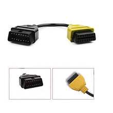 Carica l'immagine nel visualizzatore di Gallery, NiceCheck ECU Scan OBD2 - Cavo Adattatore diagnostico Giallo per Fiat ECUScan