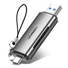 Carica l'immagine nel visualizzatore di Gallery, UGREEN Lettore Schede SD TF USB C Card Reader OTG 2 in 1 3.0 5Gbps...