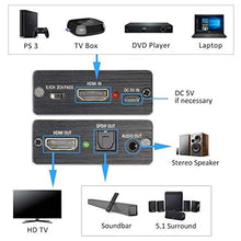 Carica l'immagine nel visualizzatore di Gallery, Ozvavzk HDMI Audio Extractor,4Kx2K to 4Kx2K 3.5mm Extractor - Ilgrandebazar