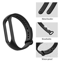 Carica l'immagine nel visualizzatore di Gallery, Hianjoo Cinturino Compatibile per Xiaomi Mi Band Blu Navy, Grigio, Nero - Ilgrandebazar