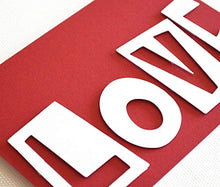 Carica l'immagine nel visualizzatore di Gallery, Big love - amore - san valentino - biglietto d'auguri (formato 10,5 x 15 cm)... - Ilgrandebazar