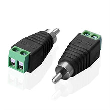 Carica l'immagine nel visualizzatore di Gallery, SIENOC 5 x Phono RCA Spina maschio di AV Terminale a vite Connettore