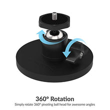 Carica l'immagine nel visualizzatore di Gallery, Sabrent Rubber-Coated Magnetic Mount for Action Cam/Cameras and Small DSLR...