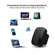 Carica l'immagine nel visualizzatore di Gallery, Snowsound Ripetitore WiFi Wireless 300 Mbps Mini 7.8 x 5 x 6 cm, nero